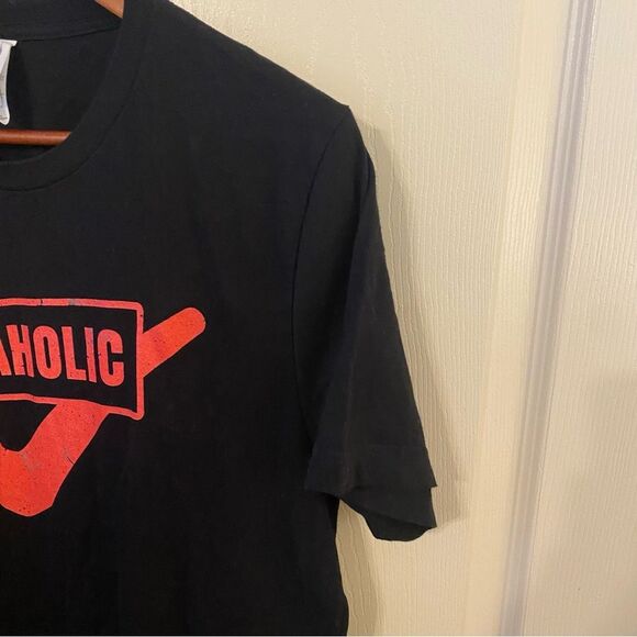 Workaholic Black T-Shirt - Picture 3 of 5